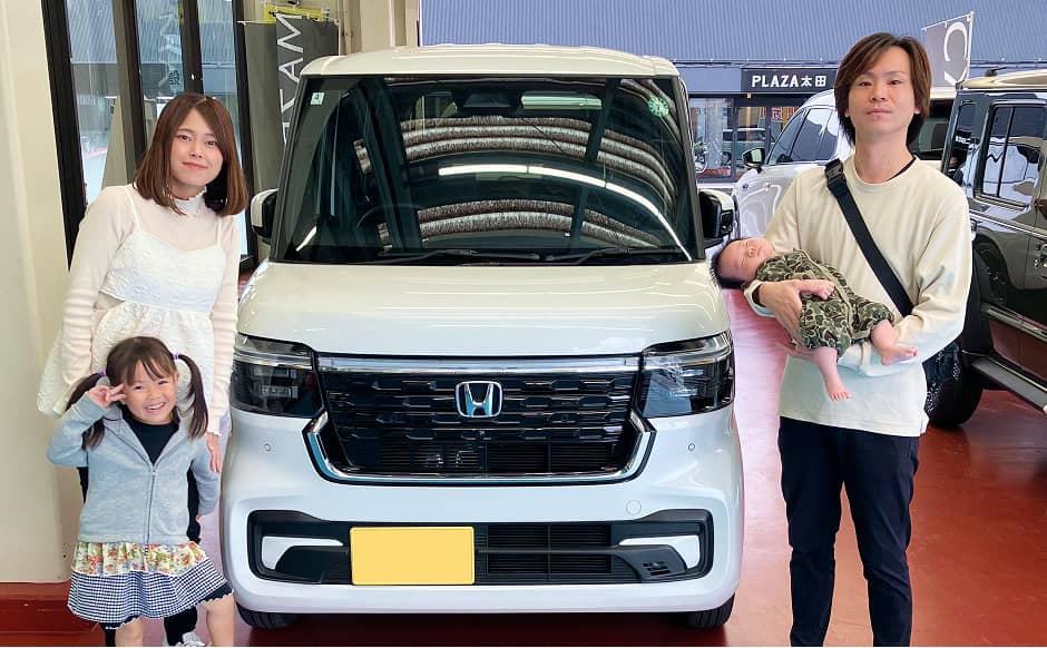 車とお客様のお写真